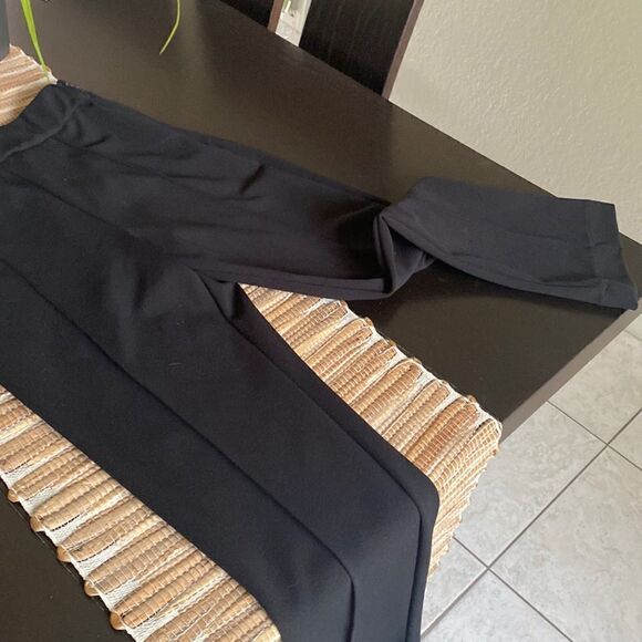 EUC Rachel Zoe crop high waisted black pants size S - Picture 1 of 4